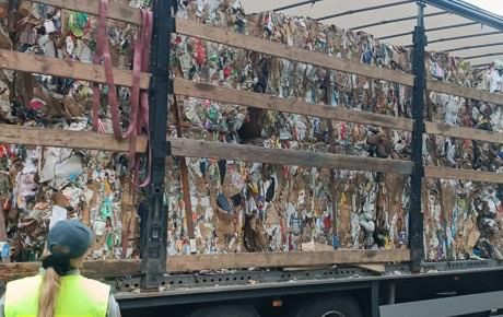 Nielegalny transport śmieci ze Szwecji zatrzymany pod Szczecinem