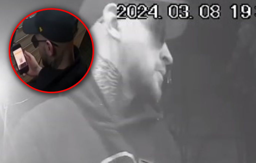 Widziałeś tego mężczyznę? Stał przy paczkomacie. Szuka go policja