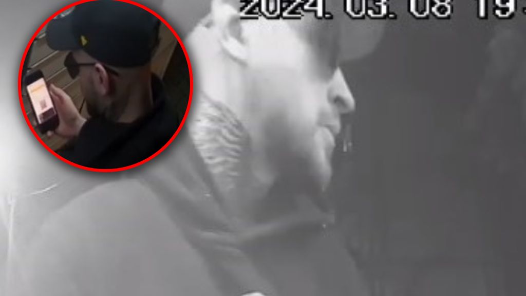 Wizerunek mężczyzny, który może mieć coś wspólnego z oszustwem