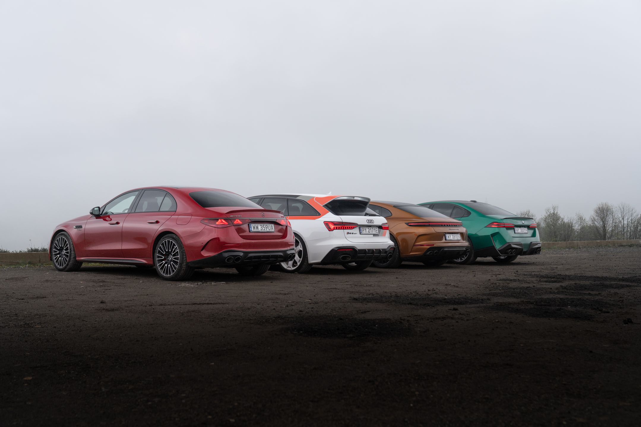 Audi RS 6 Avant GT, BMW M5, Mercedes-AMG E 53, Porsche Panamera