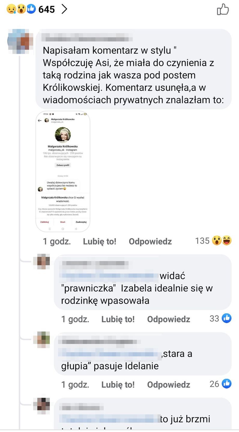 Korespondencja Małgorzaty Ostrowskiej-Królikowskiej