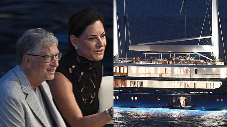 Bill Gates bawi się na przyjęciu zaręczynowym Jeffa Bezosa