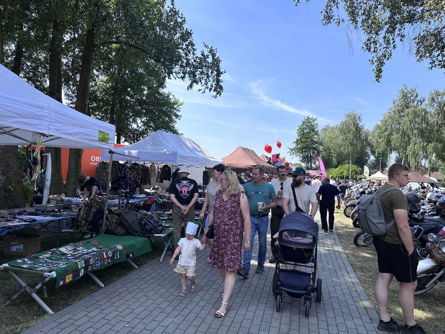 Piknik motocyklowy w Szczercowie