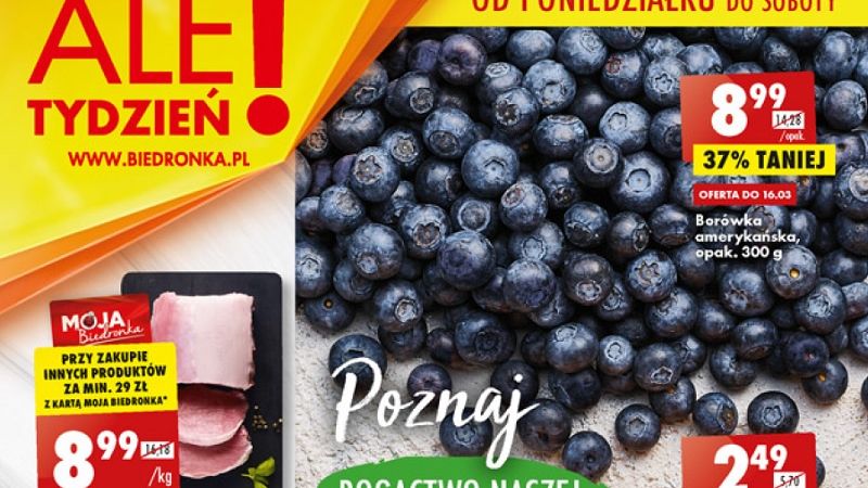 Biedronka gazetka od poniedziałku 14.03