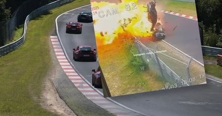 Koszmarny wypadek na niemieckim torze. W jednym z aut był Polak
