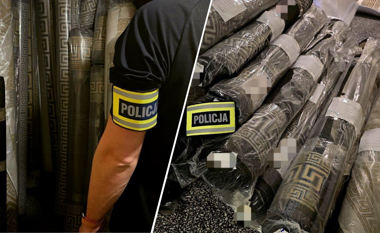 Policja przejęła podrobione dywany