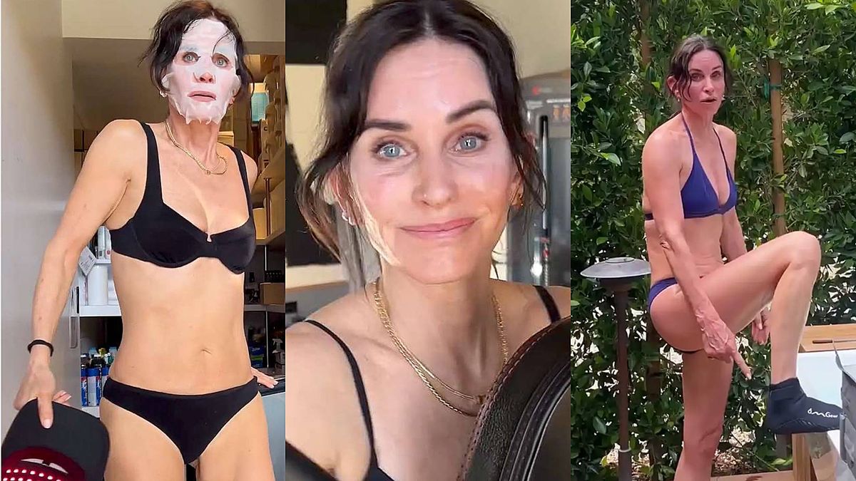 Courtney Cox pokazała figurę