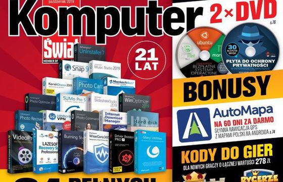 „Komputer Świat” na 21. urodziny z większą objętością i 21 programami