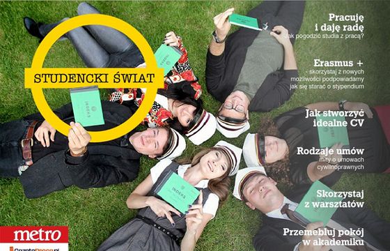 „Studencki Świat” - specjalne wydanie „Metra” i aplikacja na smartfony dla studentów