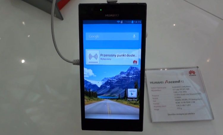 Huawei Ascend P2 w naszych rękach [wideo]