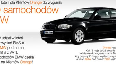 Czarne BMW Orange 1