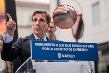 Gołąb załatwił się na głowę burmistrza Madrytu. Zareagował żartem