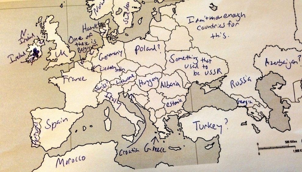 Gdzie leży Polska? Amerykanie wskazują kraje w Europie 4