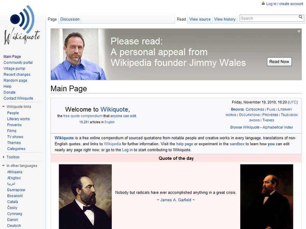 Wikiquote (Wikicytaty)