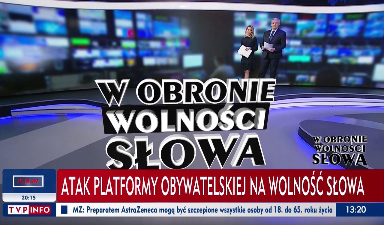 Telewizja Polska chce bronić wolności słowa. Proszą widzów o wsparcie