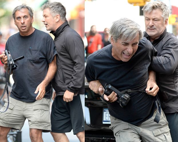 Alec Baldwin POBIŁ się z PAPARAZZI! (ZDJĘCIA)