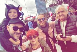 Саша Сидоренко прийшла на "Марш мільйона сердець" з родиною