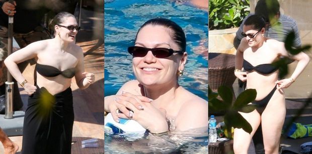 Naturalna Jessie J odpoczywa od opieki nad synkiem, opalając blade ciało w Rio de Janeiro (ZDJĘCIA)