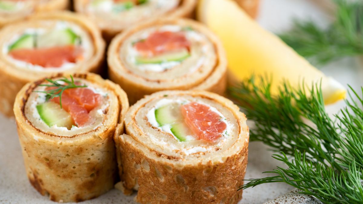 Naleśniki z łososiem