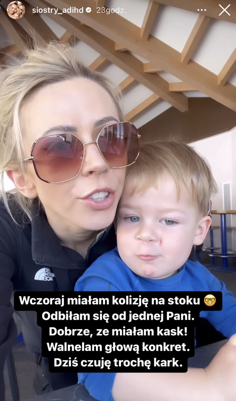 Milena opowiada o swojej kolizji na stoku we Włoszech