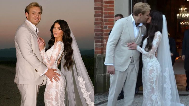 Roksana Węgiel i Kevin Mglej wzięli ślub kościelny