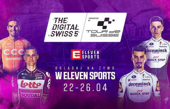 Eleven Sports pokaże wirtualny kolarski wyścig The Digital Swiss 5