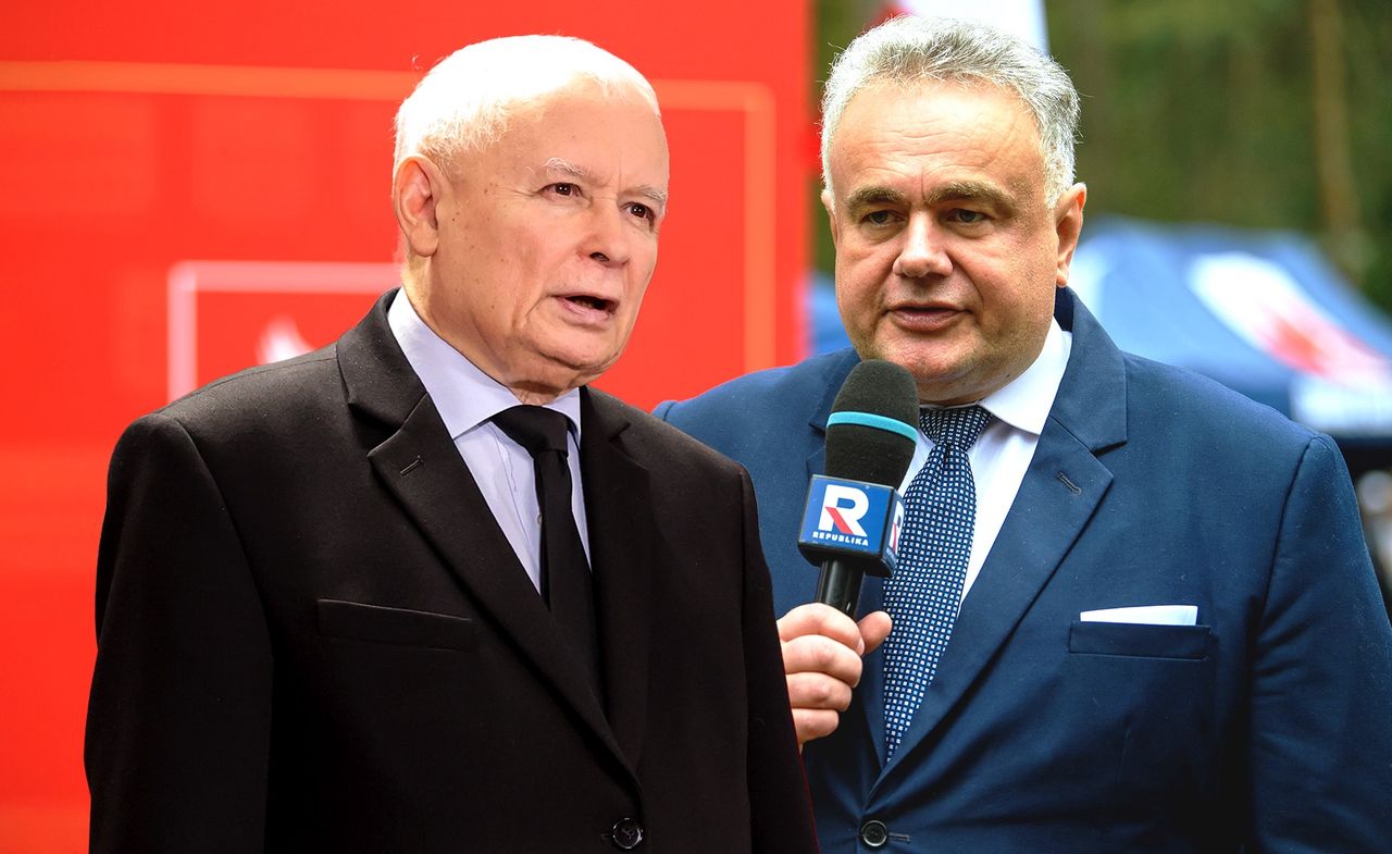 Jarosław Kaczyński i Tomasz Sakiewicz