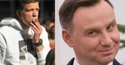 Szczęsny palił papierosy z... Andrzejem Dudą! "Jarałem się tym. Ja, Wojtek z Grochowa, stoję na papierosie z prezydentem Polski"