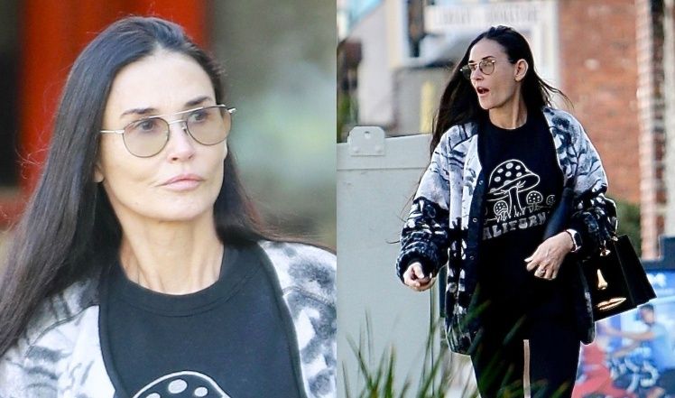 Tak wygląda Demi Moore bez makijażu