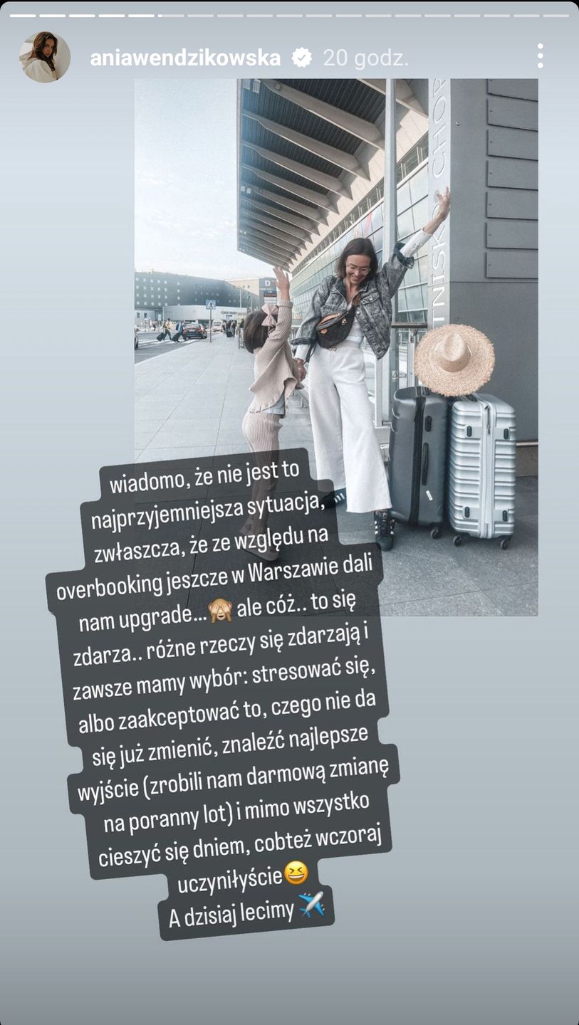 Wakacje Anny Wendzikowskiej