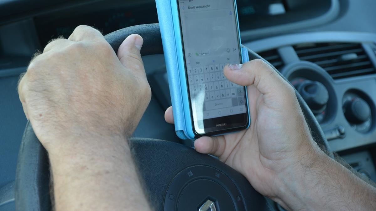 Kierowca telefon SMS