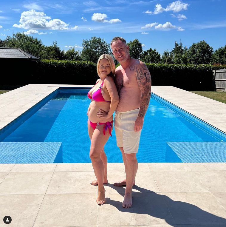 Ola Jordan z mężem