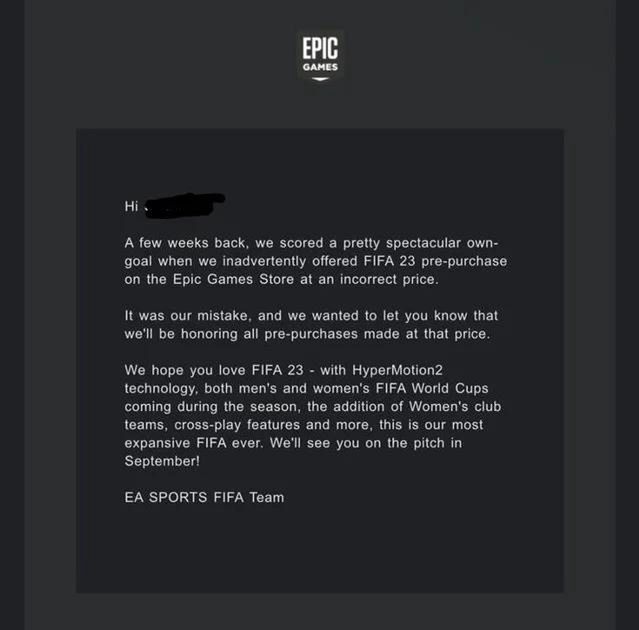 FIFA 23 za grosze, czyli Epic Games Store i EA z prezentem