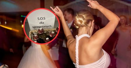 "Nóż się w kieszeni otwiera". Pokazał, co znalazł w toalecie na weselu