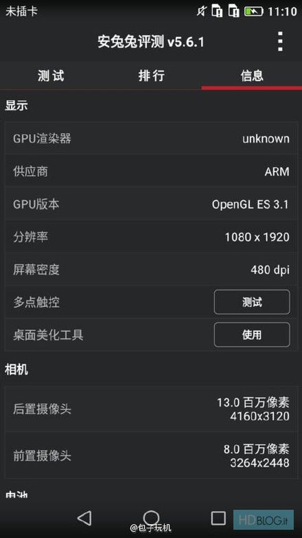 Zdjęcia zakamuflowanego Huawei P8 i wyniki AnTuTu 5