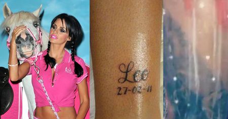 Katie Price przykryła stary tatuaż... czarnym ogierem (FOTO)
