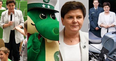 Beata Szydło z Krokodylem Tirkiem uczy dzieci bezpieczeństwa na drodze (ZDJĘCIA)