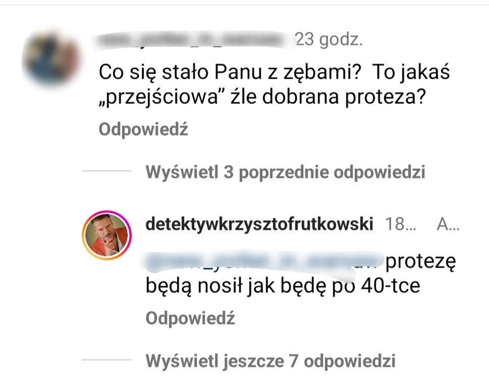 Krzysztof Rutkowski na Instagramie