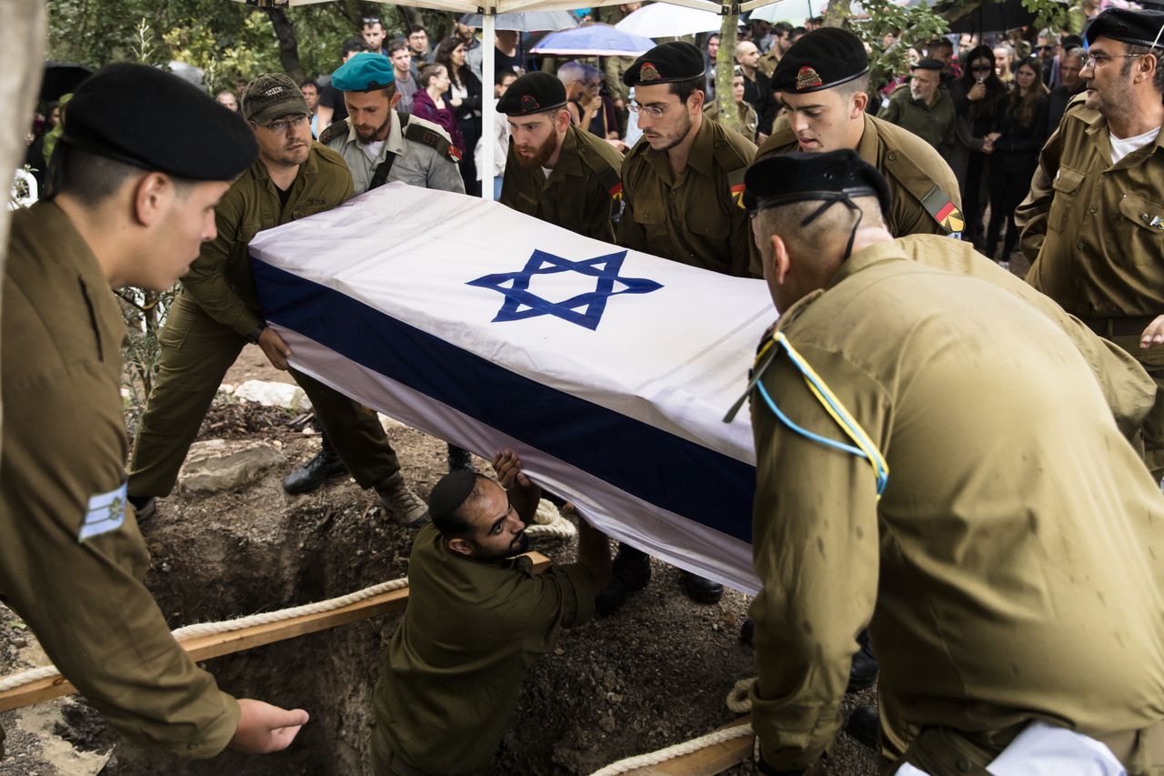 Funeral of an Israeli soldier