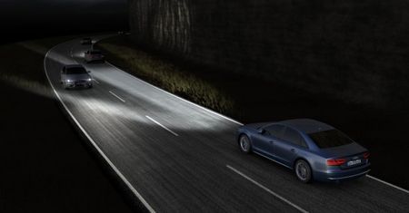 Reflektory Matrix LED w nowym Audi A8