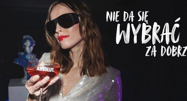 Absolut z kampanią "Nie da się wybrać za dobrze"