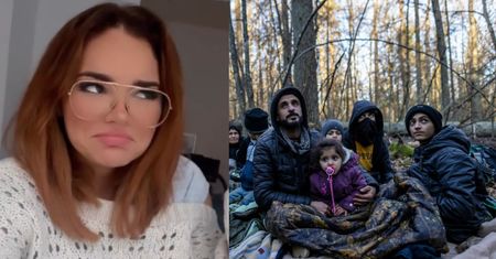 Justyna z "Hotelu Paradise" zachęca KIBOLI do przyjazdu na granicę polsko-białoruską i wytyka uchodźcom... CIEPŁE KURTKI: "Nie tacy najbiedniejsi ci imigranci"
