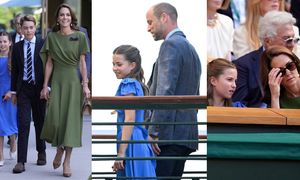 Księżna Kate i książę William zabrali starsze dzieci na finał Wimbledonu. Książę Louis nie jest fanem tenisa? (ZDJĘCIA)
