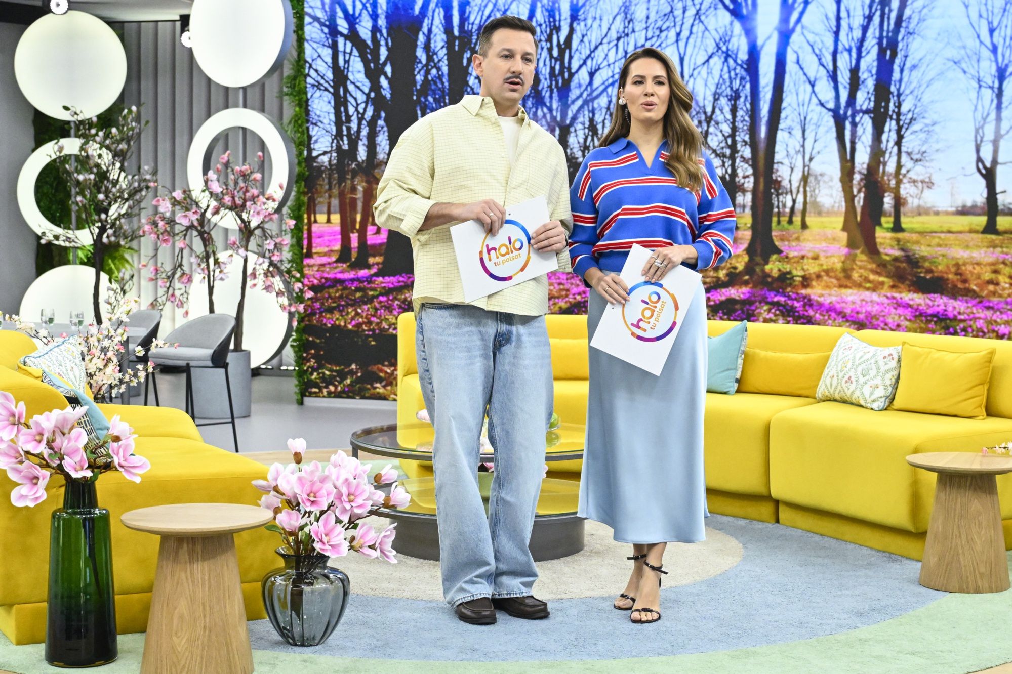 Maciej Rock i Agnieszka Hyży w "Halo tu Polsat"