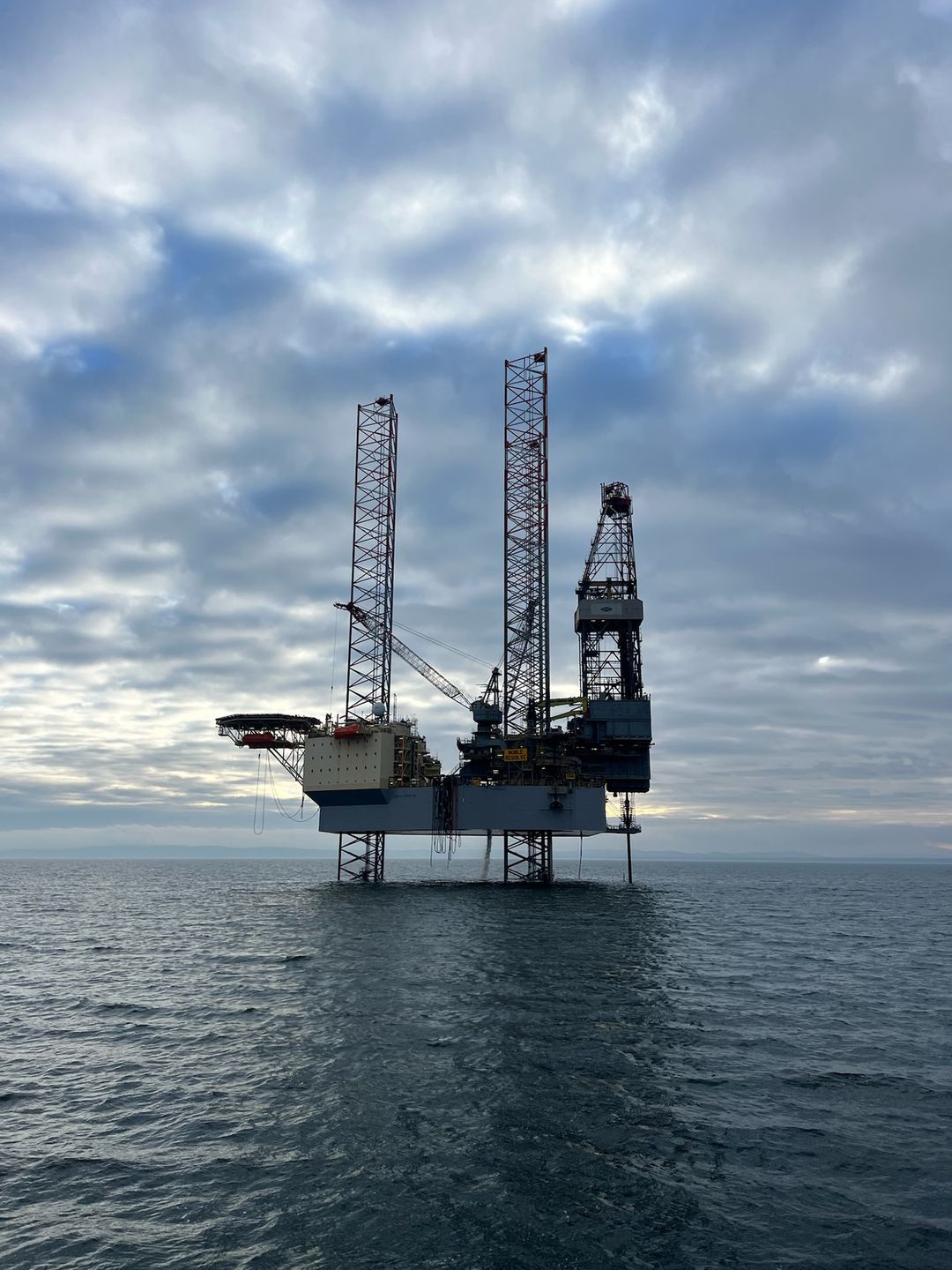Platforma wiertnicza na Bałtyku 