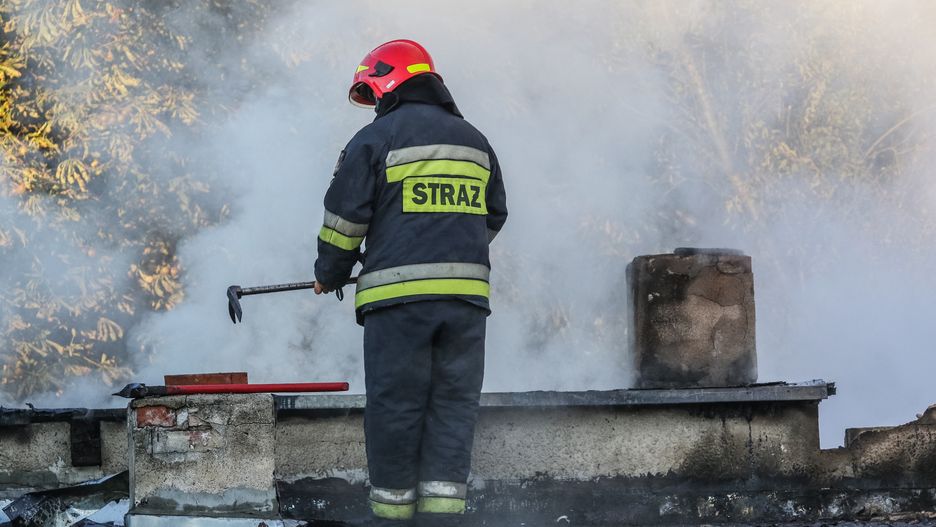 Łódzkie. Tragiczny pożar domu jednorodzinnego