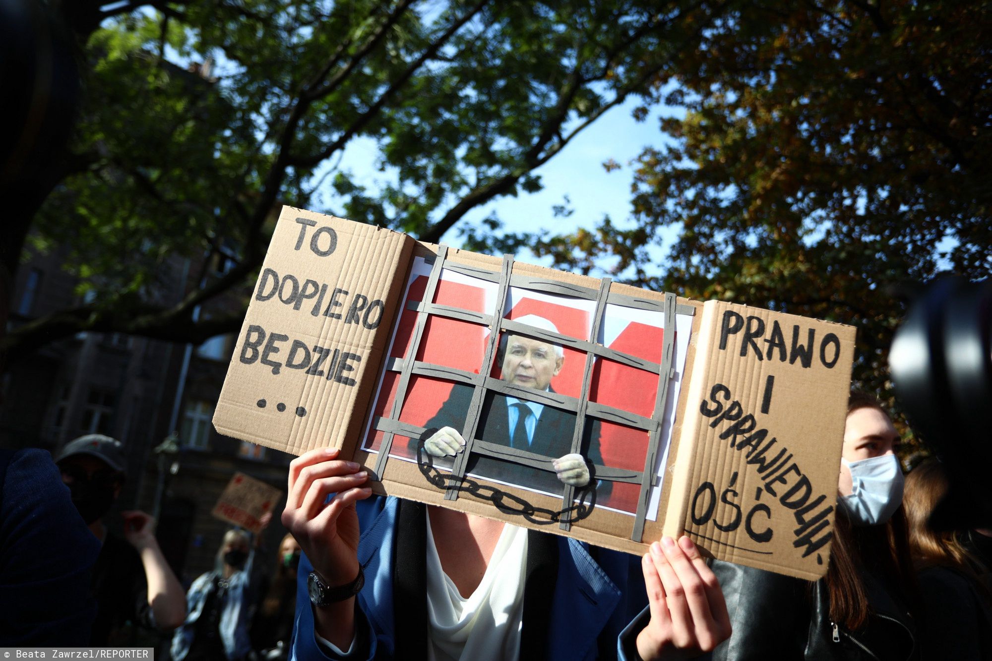 Protest przeciwko orzeczeniu Trybunału Konstytucyjnego
