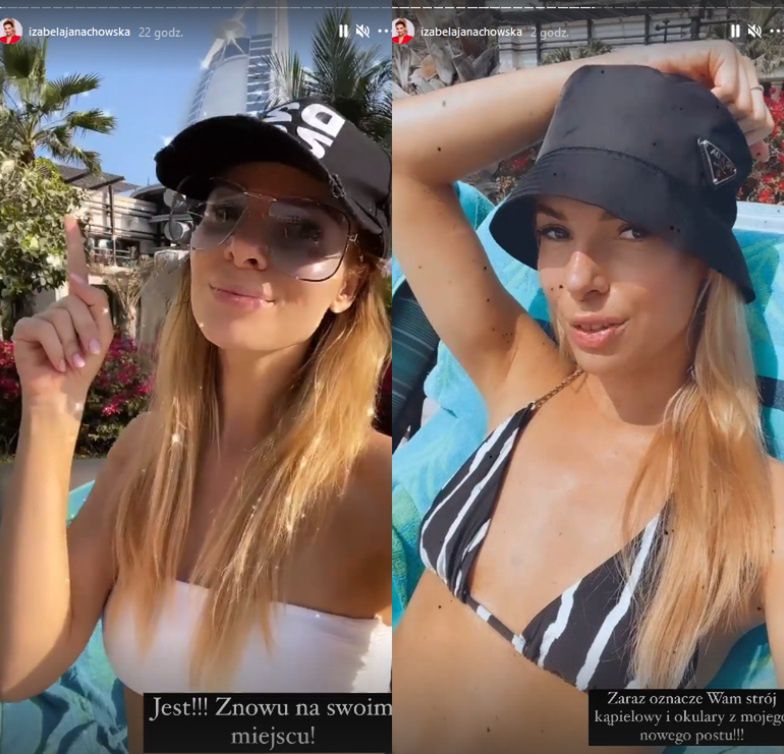 Izabela Janachowska na wakacjach