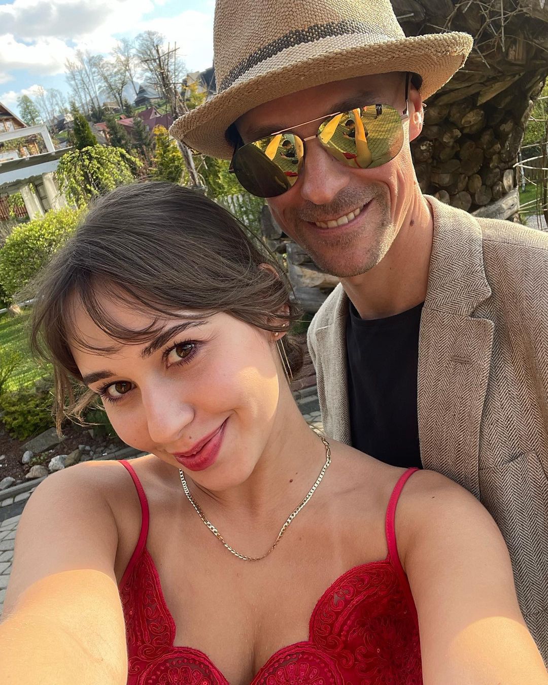 Piotr Żyła i Marcelina Ziętek