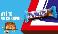 "Weź to na chrupko" w reklamie Snickers Crisp